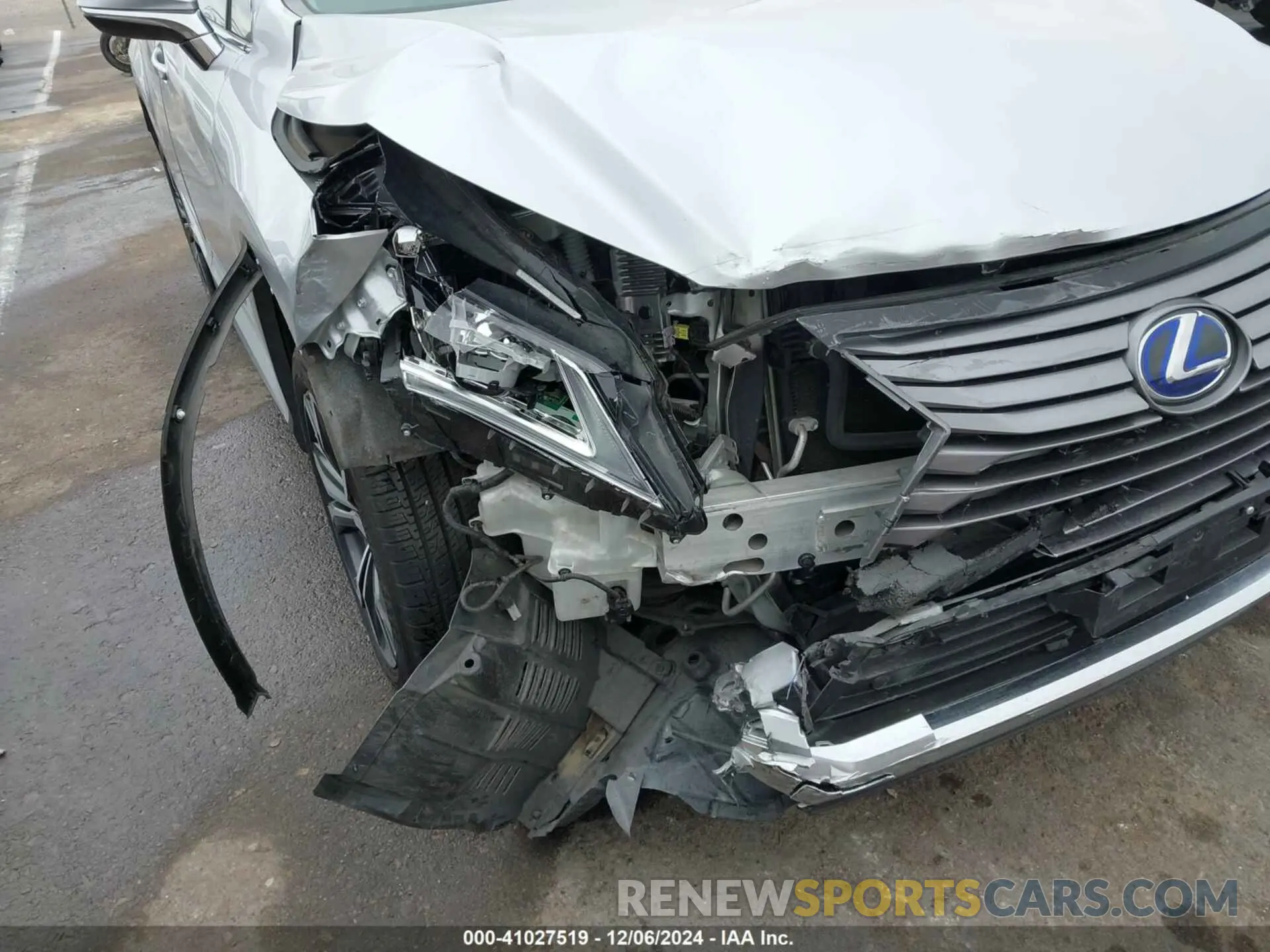 6 fotografías del automóvil dañado JTJDGKCA4K2007616 LEXUS RX 450HL 2019