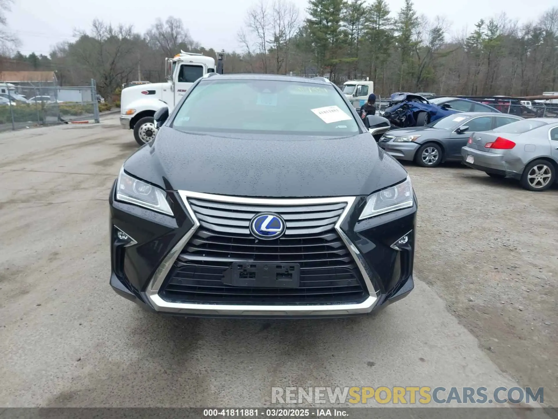 12 fotografías del automóvil dañado JTJDGKCAXK2008737 LEXUS RX 450HL 2019
