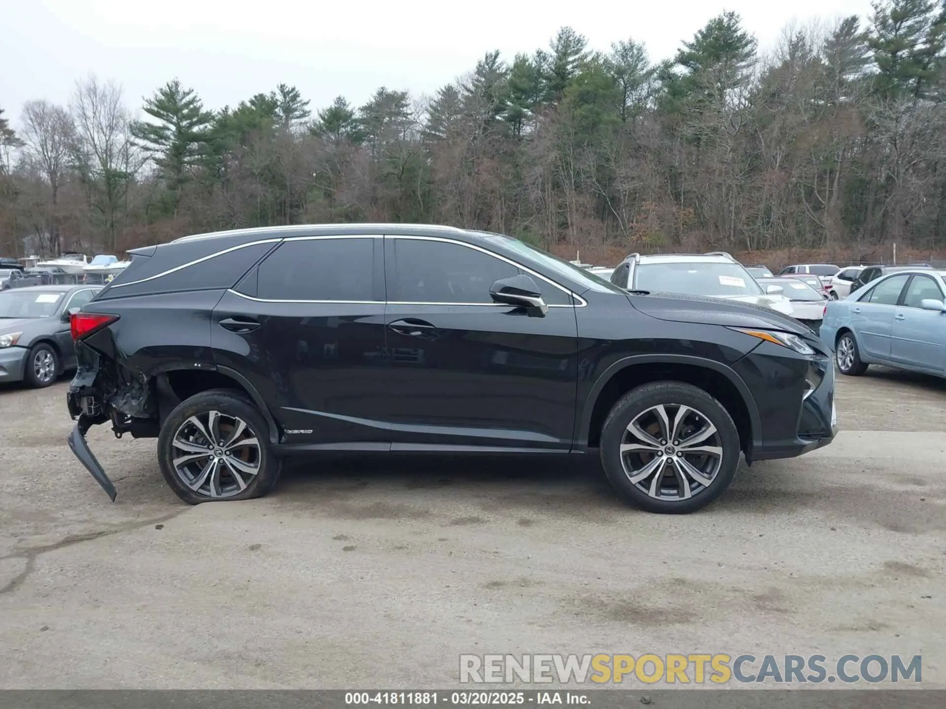 13 fotografías del automóvil dañado JTJDGKCAXK2008737 LEXUS RX 450HL 2019