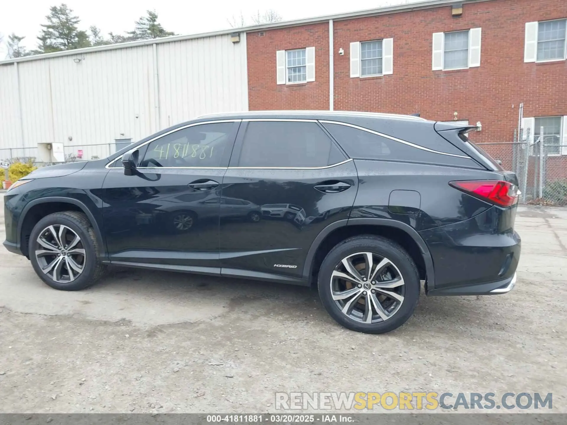 14 fotografías del automóvil dañado JTJDGKCAXK2008737 LEXUS RX 450HL 2019
