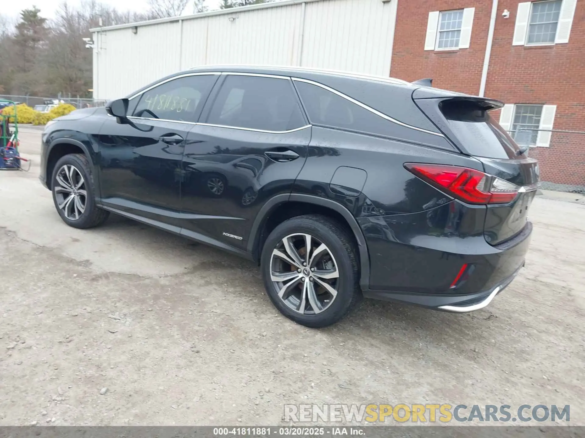 3 fotografías del automóvil dañado JTJDGKCAXK2008737 LEXUS RX 450HL 2019