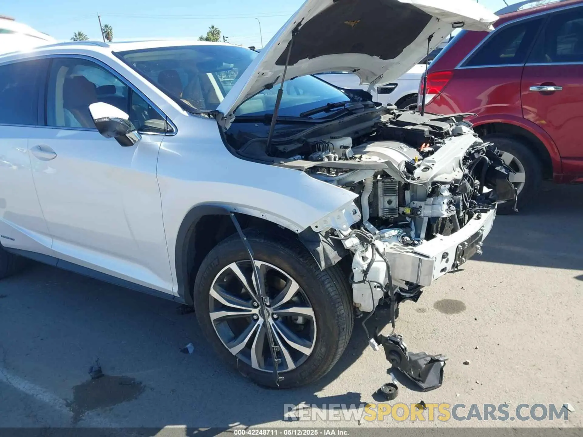 18 fotografías del automóvil dañado JTJHGKFA5M2020102 LEXUS RX 450HL 2021