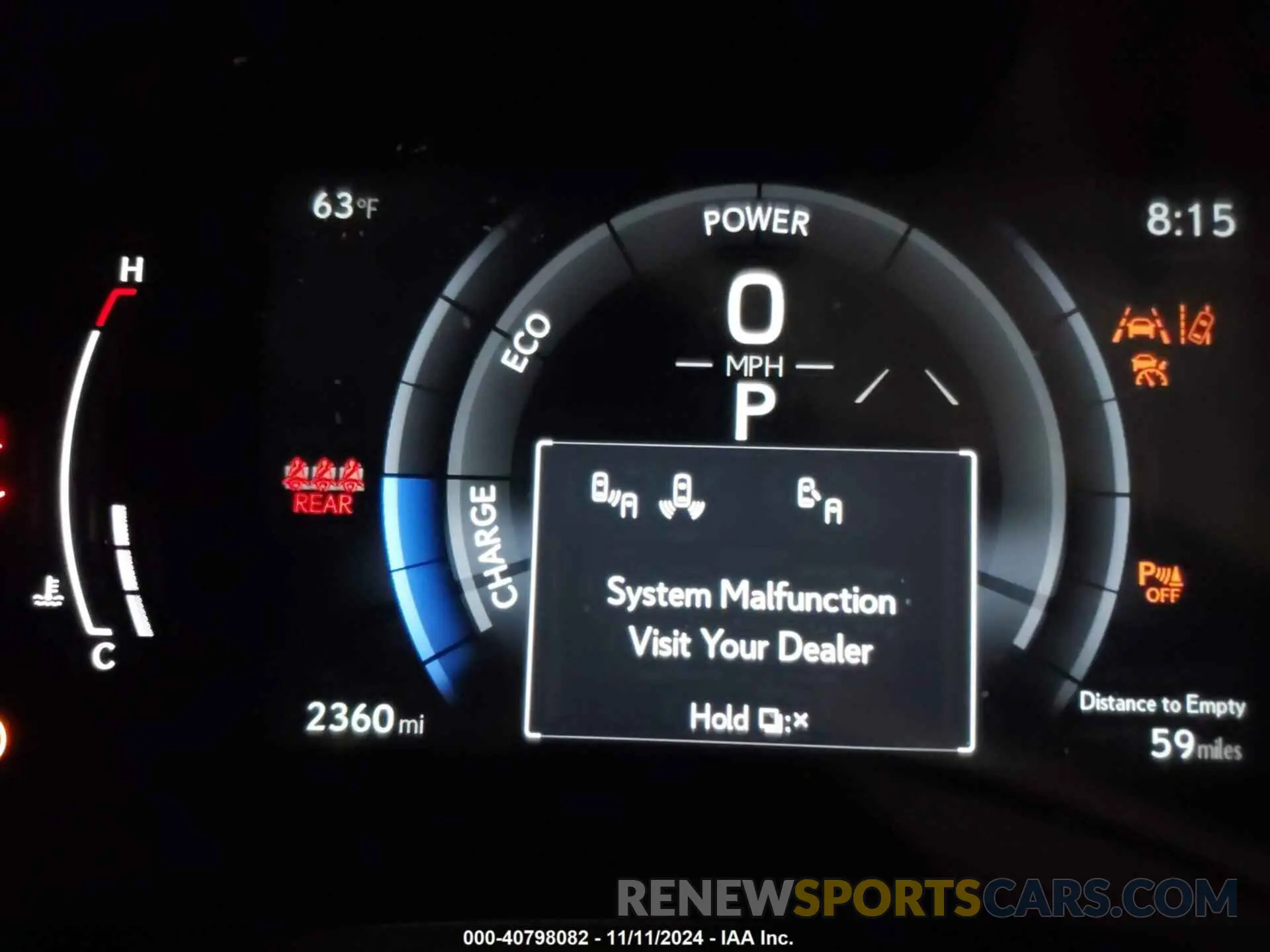 15 fotografías del automóvil dañado 2T2BCMEA4RC015009 LEXUS RX 500H 2024