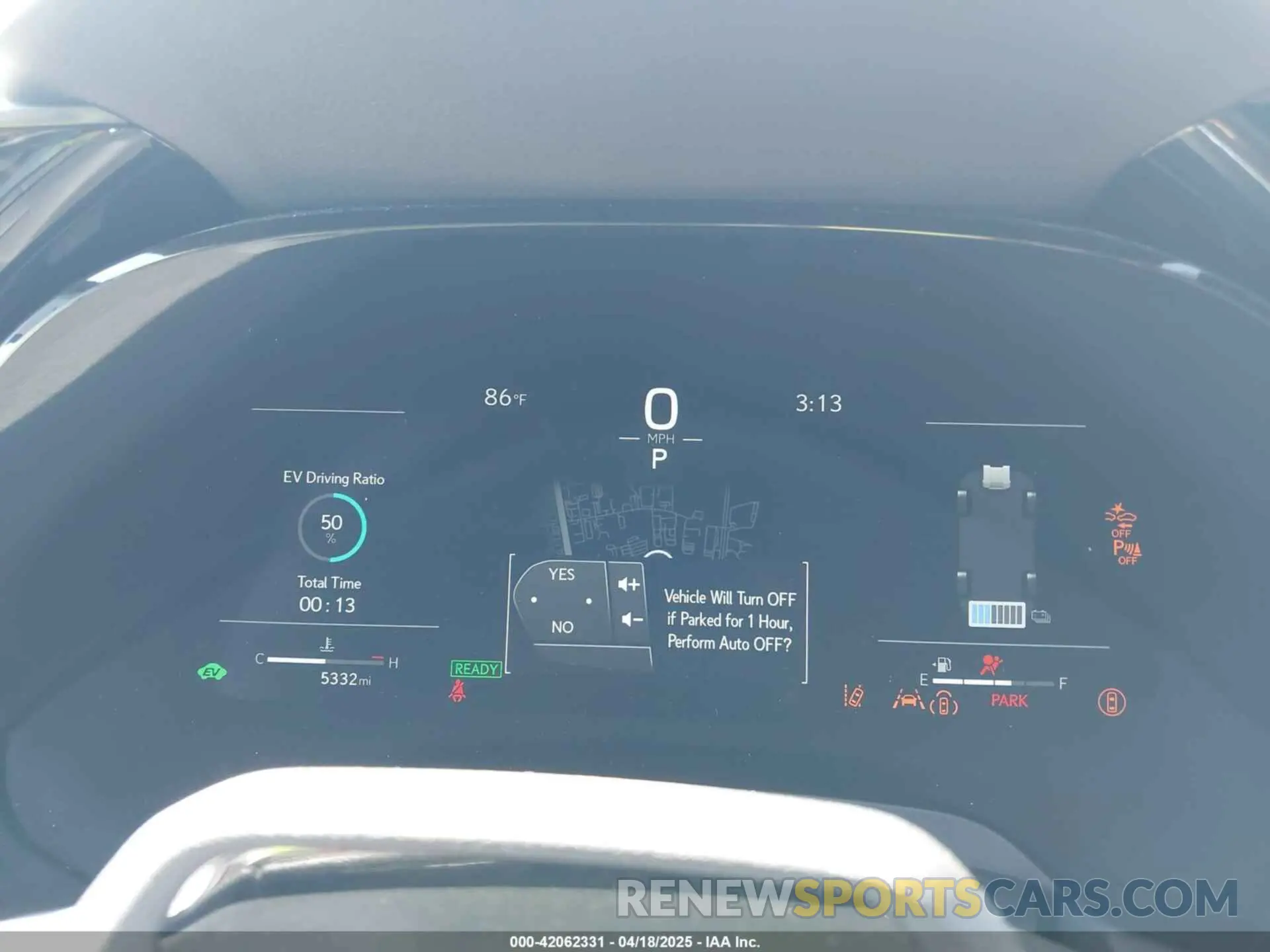 7 fotografías del automóvil dañado 2T2BCMEAXSC021242 LEXUS RX 500H 2025