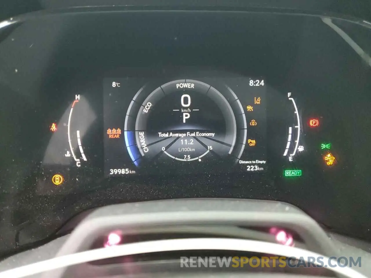 9 fotografías del automóvil dañado 2T2BCMEA3PC006024 LEXUS RX 500H F 2023
