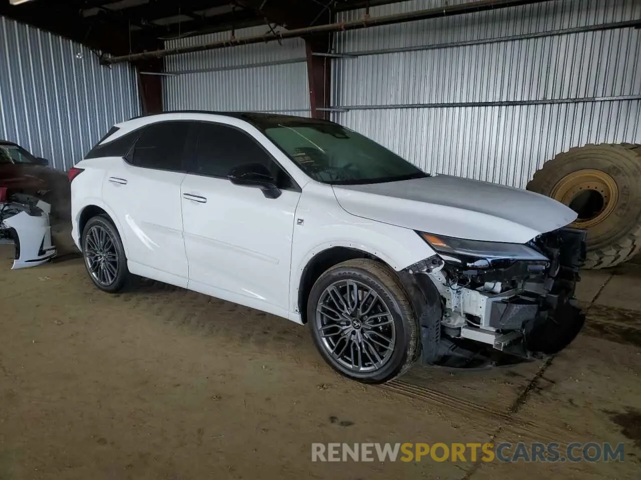 4 fotografías del automóvil dañado 2T2BCMEA7PC001425 LEXUS RX 500H F 2023