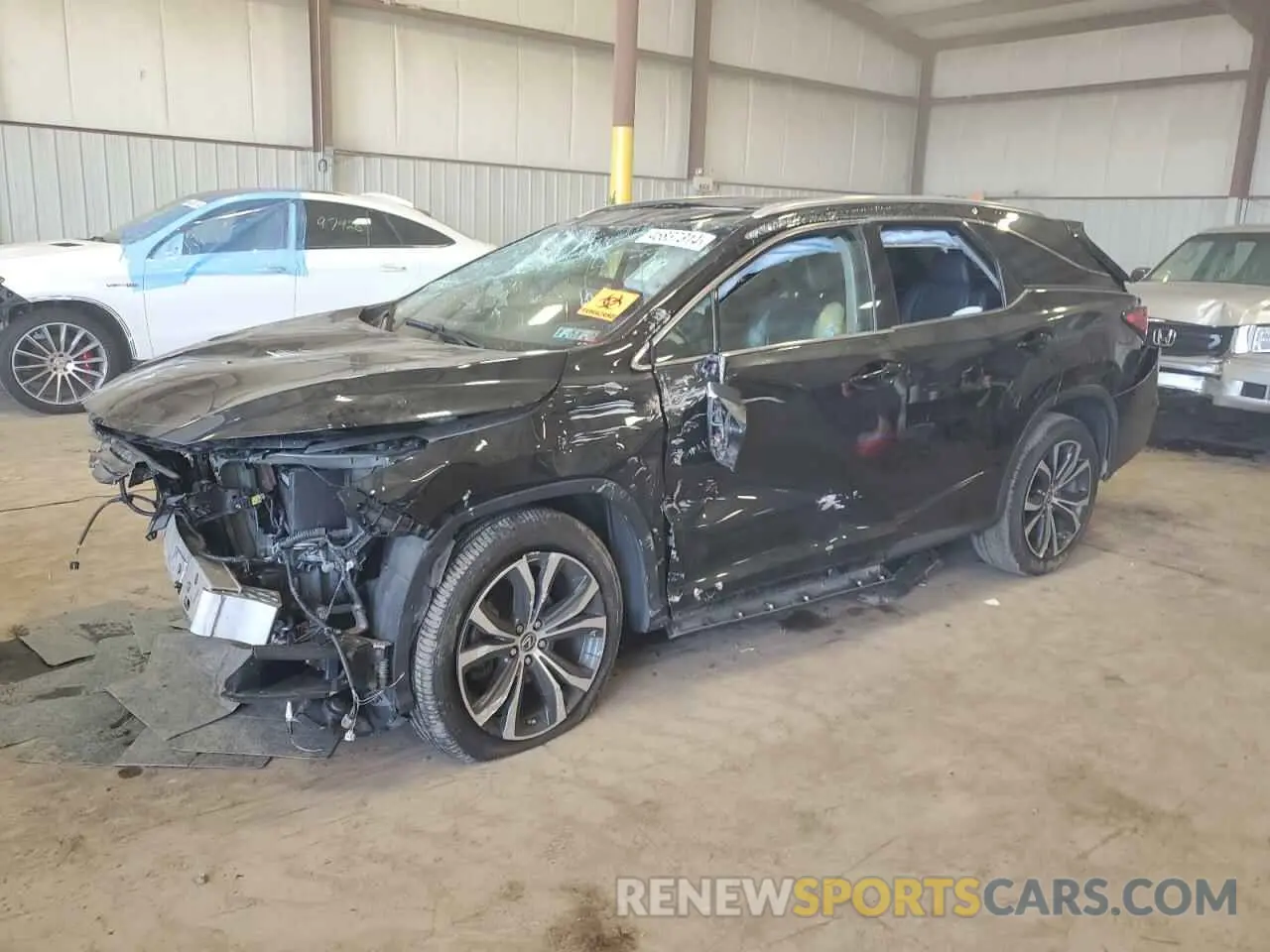 1 fotografías del automóvil dañado JTJDZKCA6J2009523 LEXUS RX350 2018