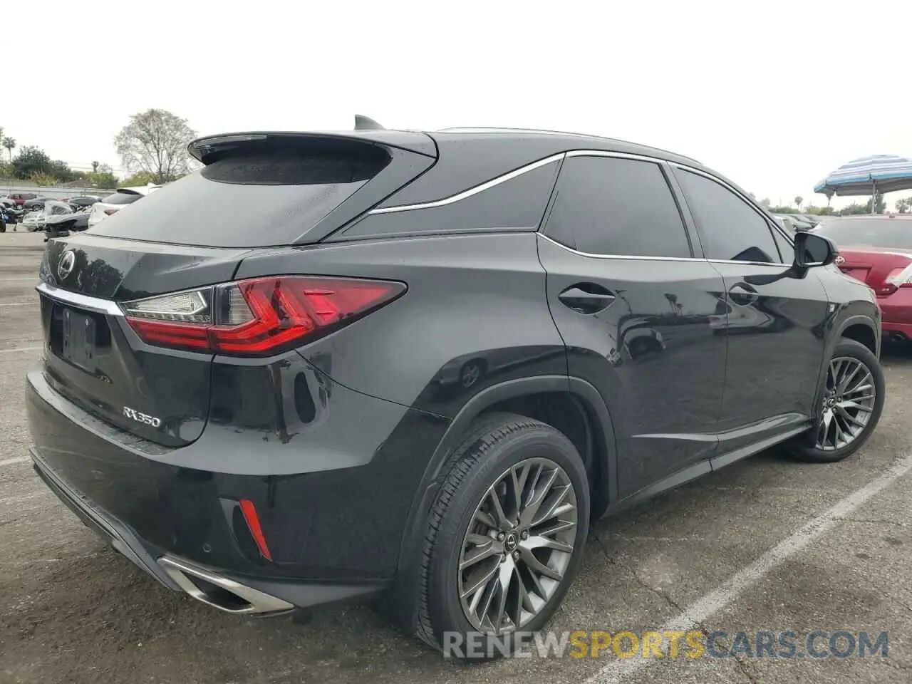 3 fotografías del automóvil dañado 2T2BZMCA0KC178408 LEXUS RX350 2019