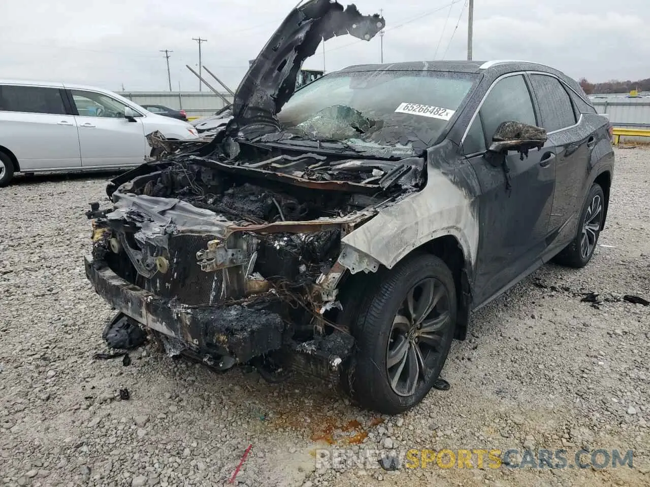 2 fotografías del automóvil dañado 2T2BZMCA0KC193832 LEXUS RX350 2019