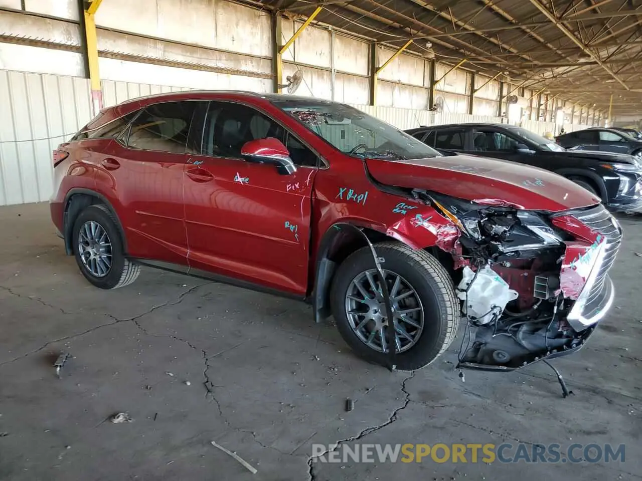 4 fotografías del automóvil dañado 2T2BZMCA1KC185349 LEXUS RX350 2019