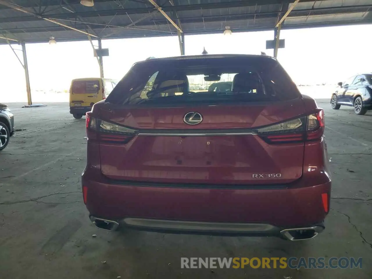 6 fotografías del automóvil dañado 2T2BZMCA1KC185349 LEXUS RX350 2019