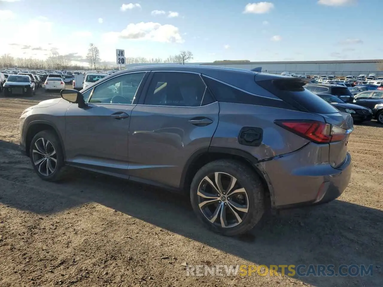 2 fotografías del automóvil dañado 2T2BZMCA1KC185660 LEXUS RX350 2019