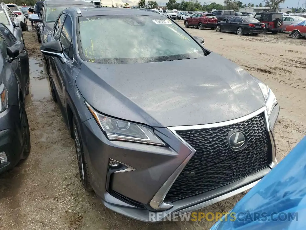 5 fotografías del automóvil dañado 2T2BZMCA1KC185870 LEXUS RX350 2019