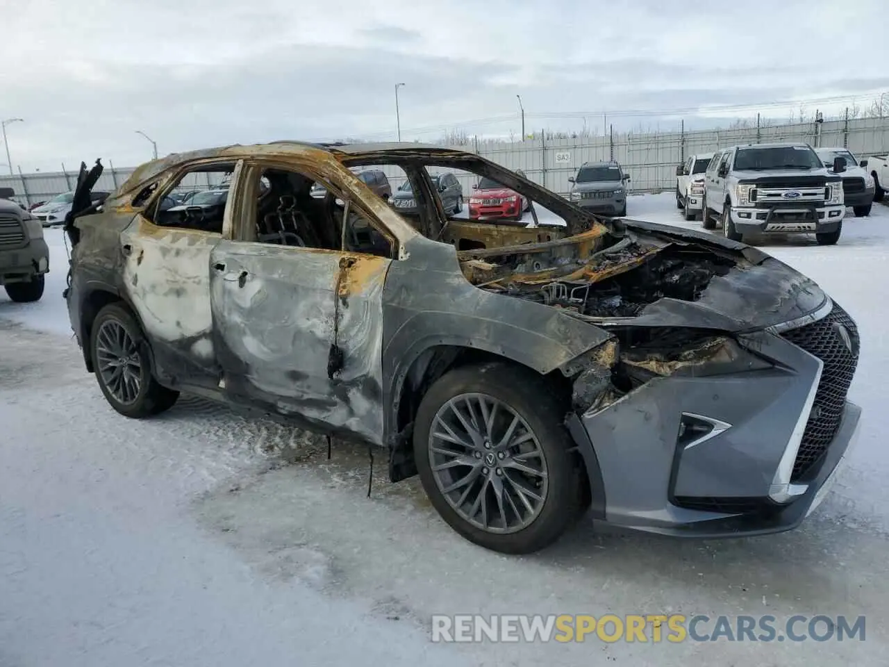 4 fotografías del automóvil dañado 2T2BZMCA3KC200188 LEXUS RX350 2019
