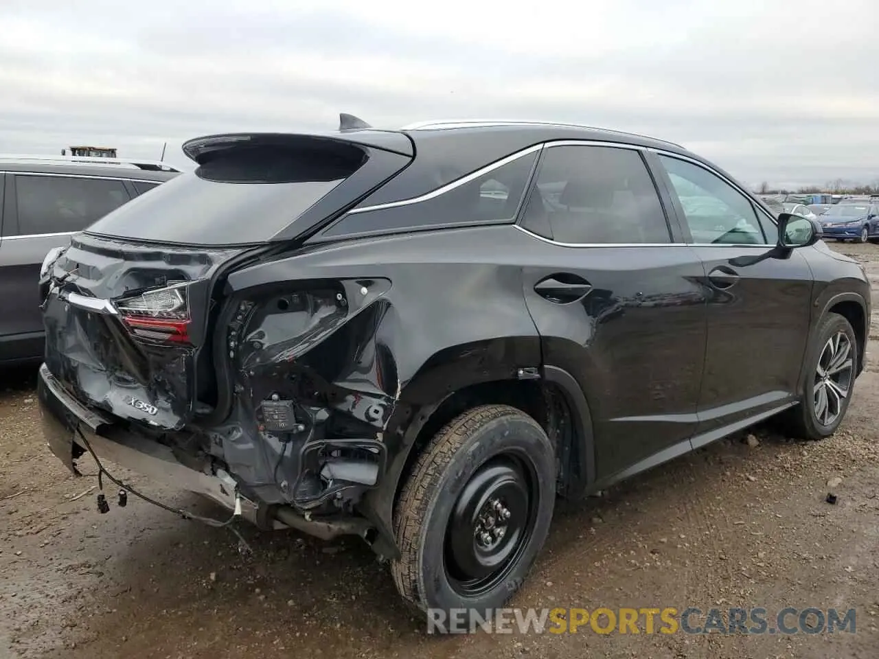 3 fotografías del automóvil dañado 2T2BZMCA5KC207773 LEXUS RX350 2019