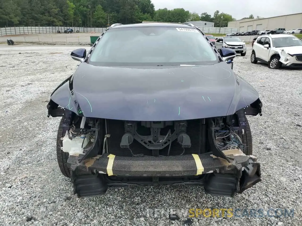 5 fotografías del automóvil dañado 2T2BZMCA6KC205031 LEXUS RX350 2019