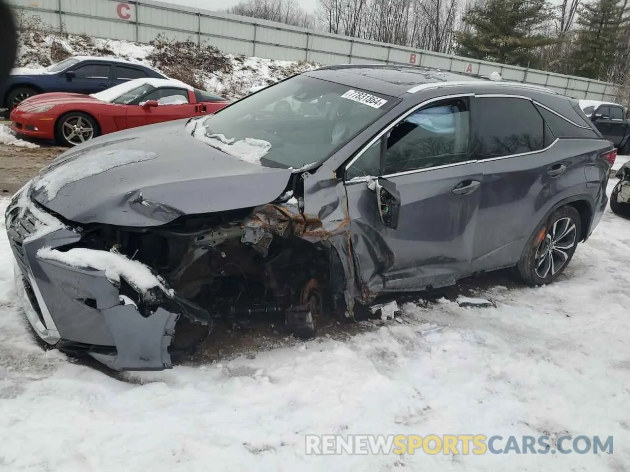1 fotografías del automóvil dañado 2T2BZMCA8KC172212 LEXUS RX350 2019