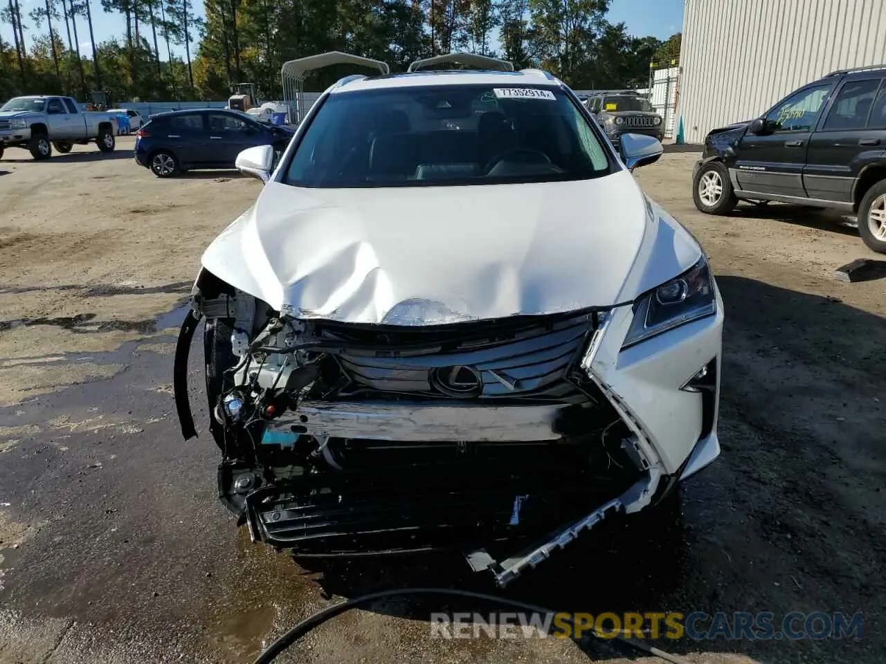 5 fotografías del automóvil dañado 2T2BZMCAXKC199525 LEXUS RX350 2019