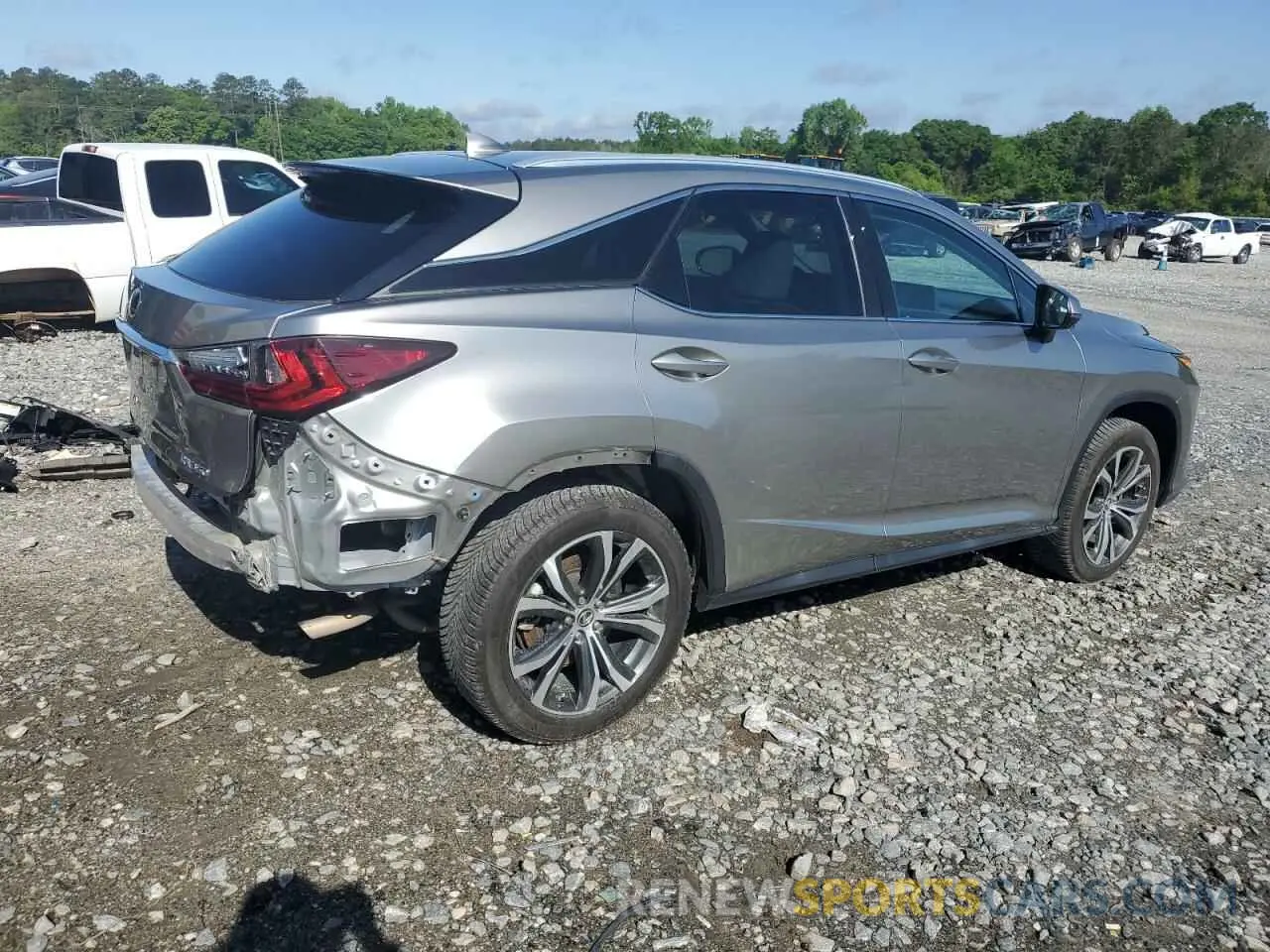 3 fotografías del automóvil dañado 2T2ZZMCA0KC137257 LEXUS RX350 2019