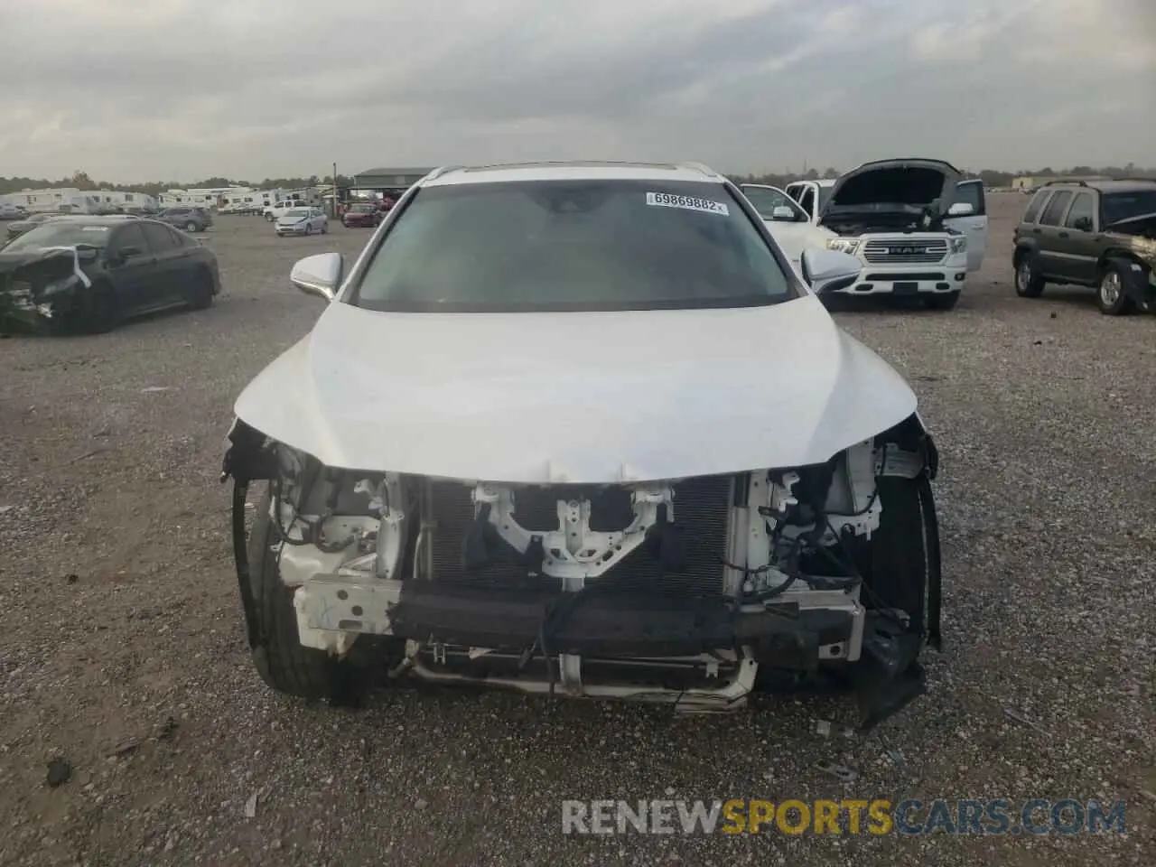 5 fotografías del automóvil dañado 2T2ZZMCA0KC141826 LEXUS RX350 2019