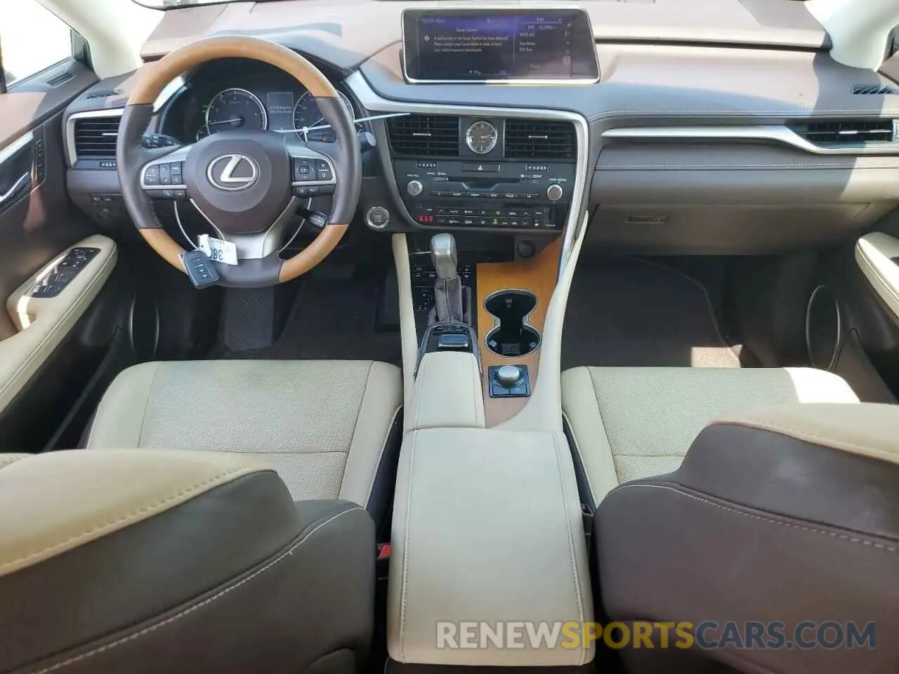 8 fotografías del automóvil dañado 2T2ZZMCA2KC131136 LEXUS RX350 2019