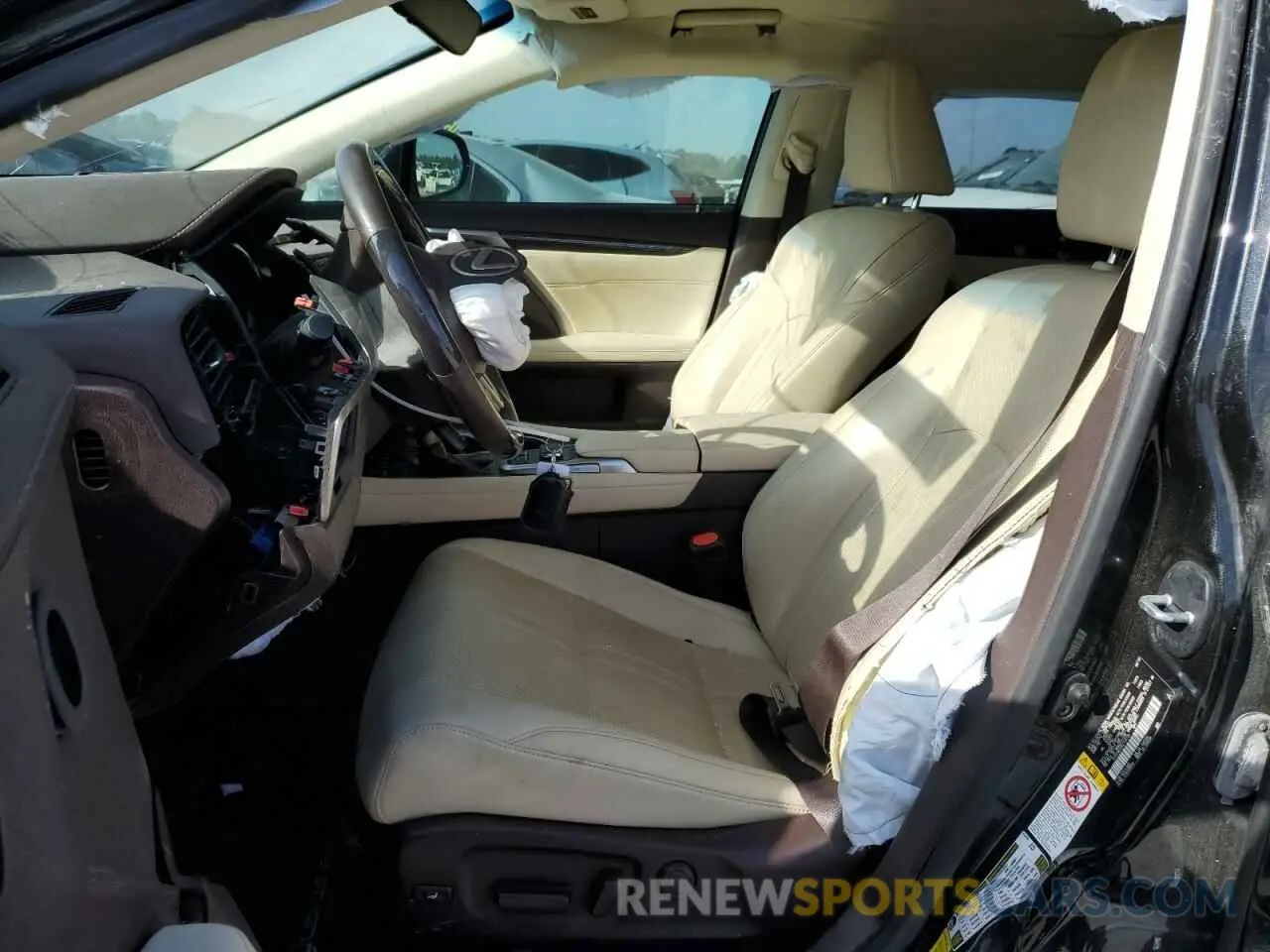 7 fotografías del automóvil dañado 2T2ZZMCA2KC149703 LEXUS RX350 2019
