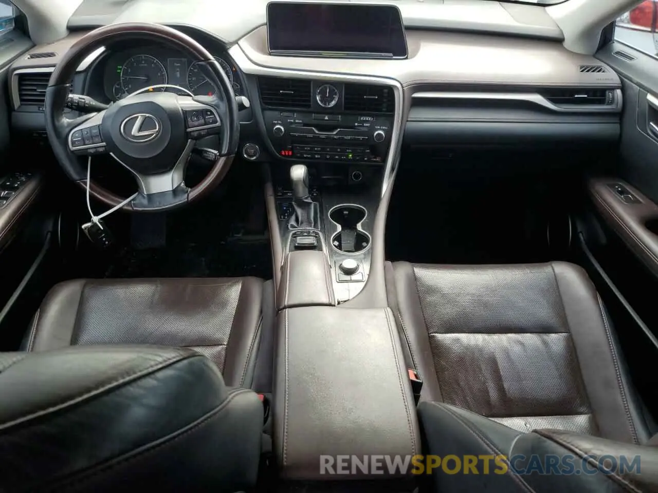 8 fotografías del automóvil dañado 2T2ZZMCA3KC151282 LEXUS RX350 2019