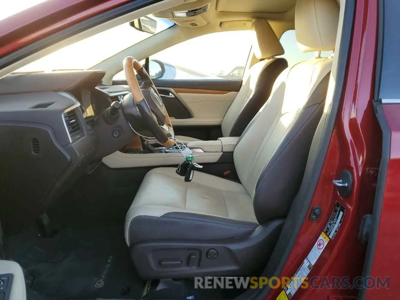 7 fotografías del automóvil dañado 2T2ZZMCA4KC143580 LEXUS RX350 2019