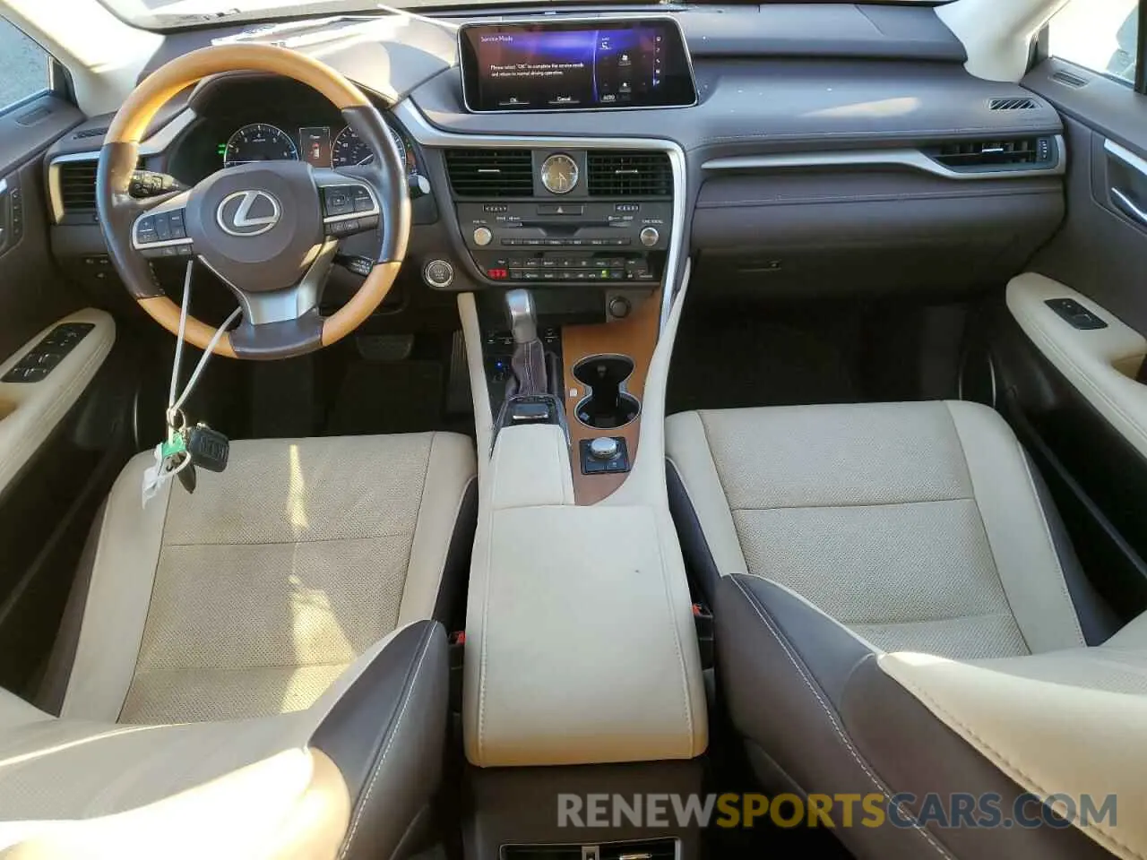 8 fotografías del automóvil dañado 2T2ZZMCA4KC143580 LEXUS RX350 2019