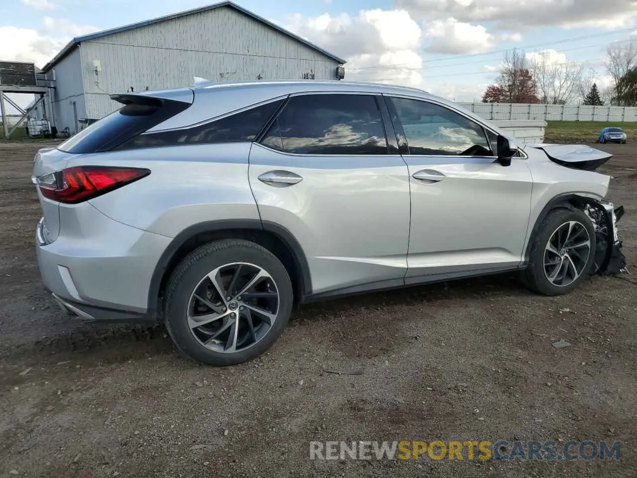 3 fotografías del automóvil dañado 2T2ZZMCA7KC143332 LEXUS RX350 2019