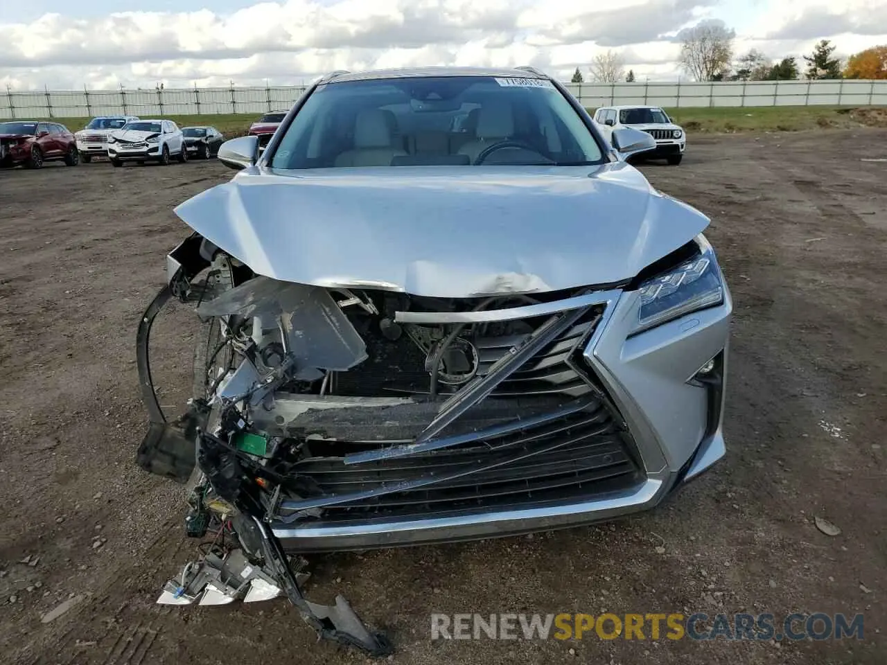 5 fotografías del automóvil dañado 2T2ZZMCA7KC143332 LEXUS RX350 2019