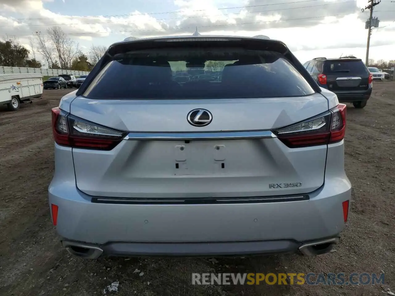 6 fotografías del automóvil dañado 2T2ZZMCA7KC143332 LEXUS RX350 2019