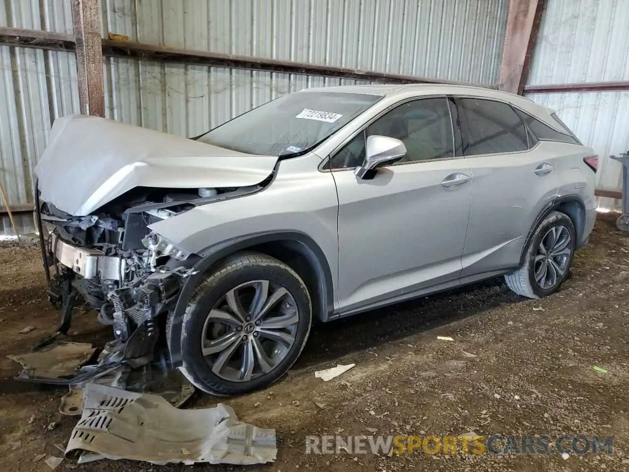 1 fotografías del automóvil dañado 2T2ZZMCA8KC133084 LEXUS RX350 2019