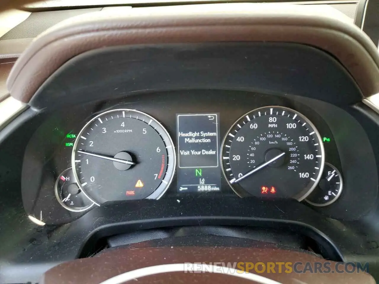 9 fotografías del automóvil dañado 2T2ZZMCA8KC133084 LEXUS RX350 2019