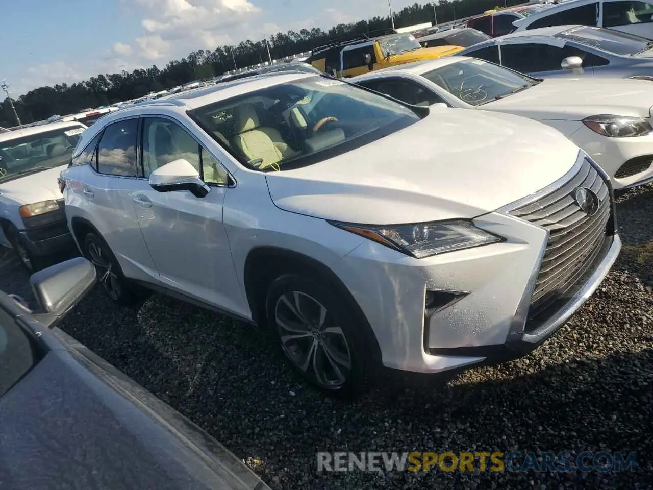 4 fotografías del automóvil dañado 2T2ZZMCA8KC141346 LEXUS RX350 2019