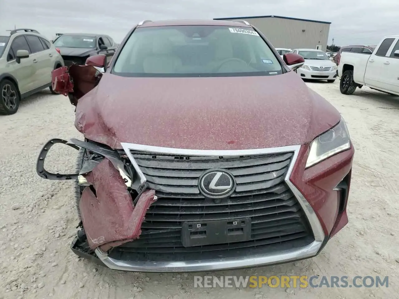 5 fotografías del automóvil dañado 2T2ZZMCAXKC122037 LEXUS RX350 2019