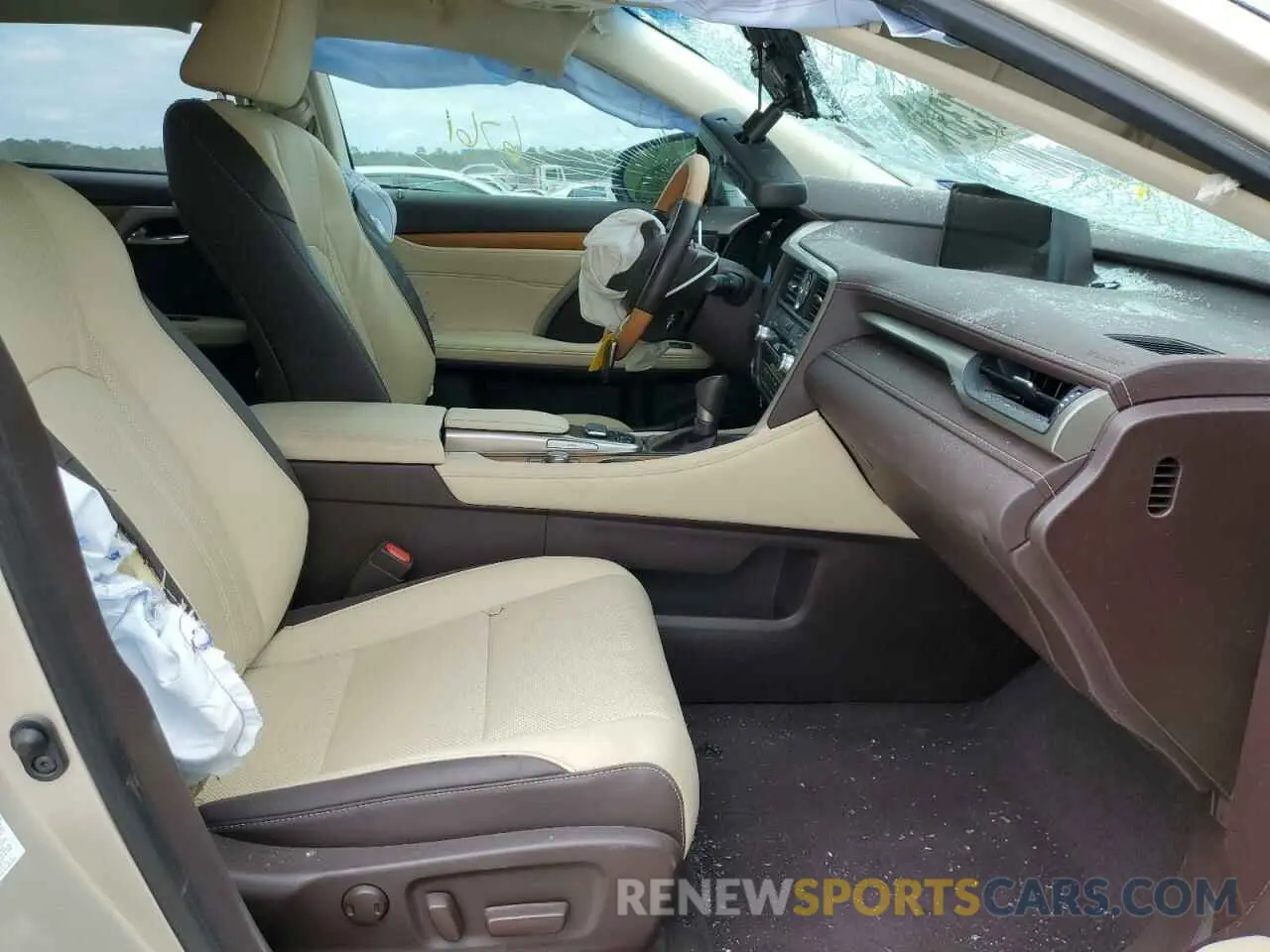 5 fotografías del automóvil dañado 2T2ZZMCAXKC145897 LEXUS RX350 2019