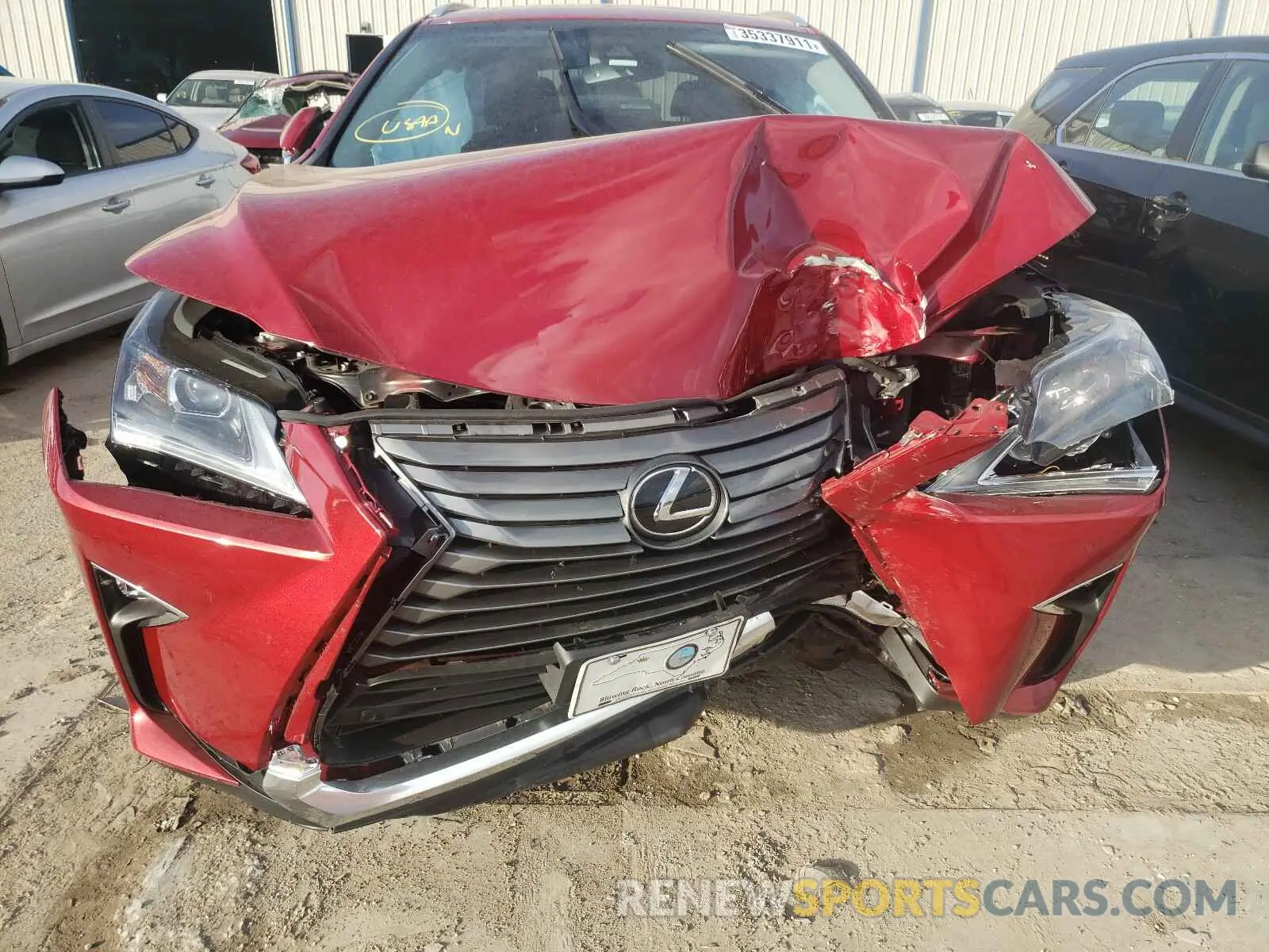 9 fotografías del automóvil dañado 2T2ZZMCAXKC148802 LEXUS RX350 2019