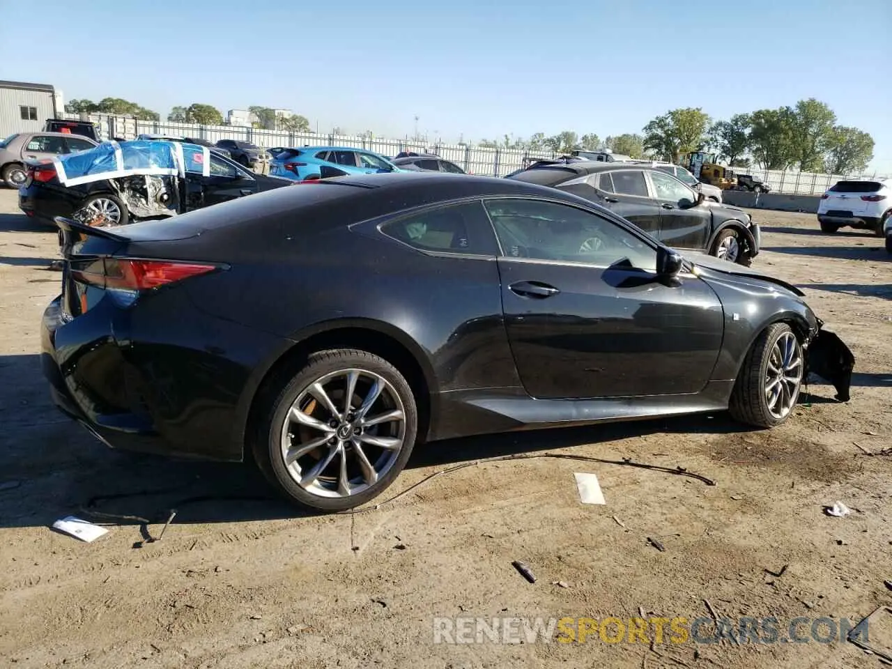 3 fotografías del automóvil dañado JTHSZ5BC3K5009511 LEXUS RX350 2019