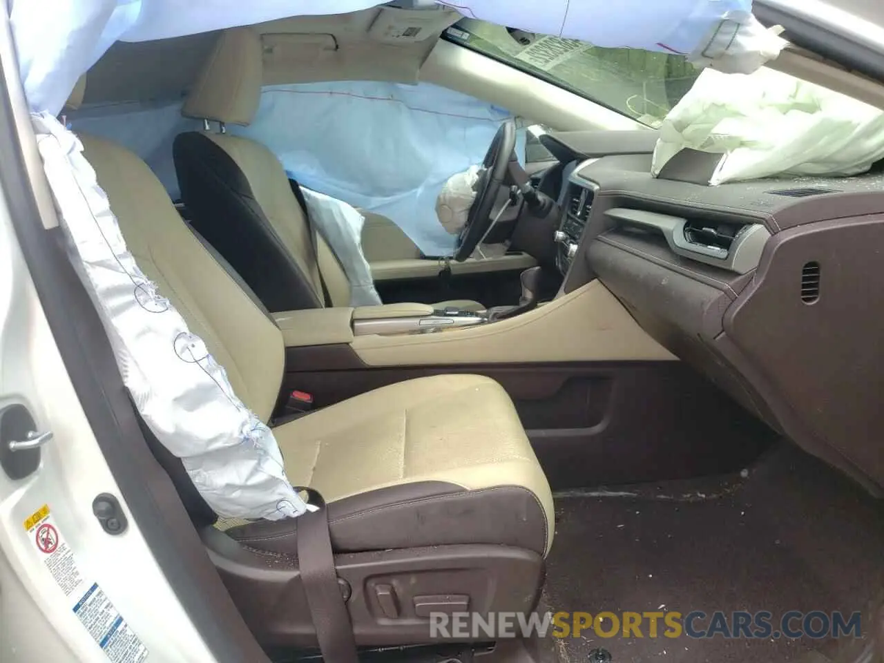 5 fotografías del automóvil dañado JTJBZMCA5K2041416 LEXUS RX350 2019