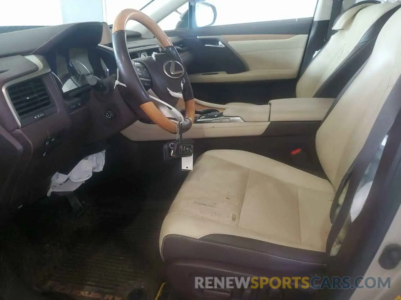 7 fotografías del automóvil dañado JTJDZKCA0K2020664 LEXUS RX350 2019