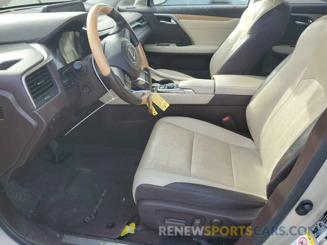 7 fotografías del automóvil dañado JTJDZKCA3K2020772 LEXUS RX350 2019