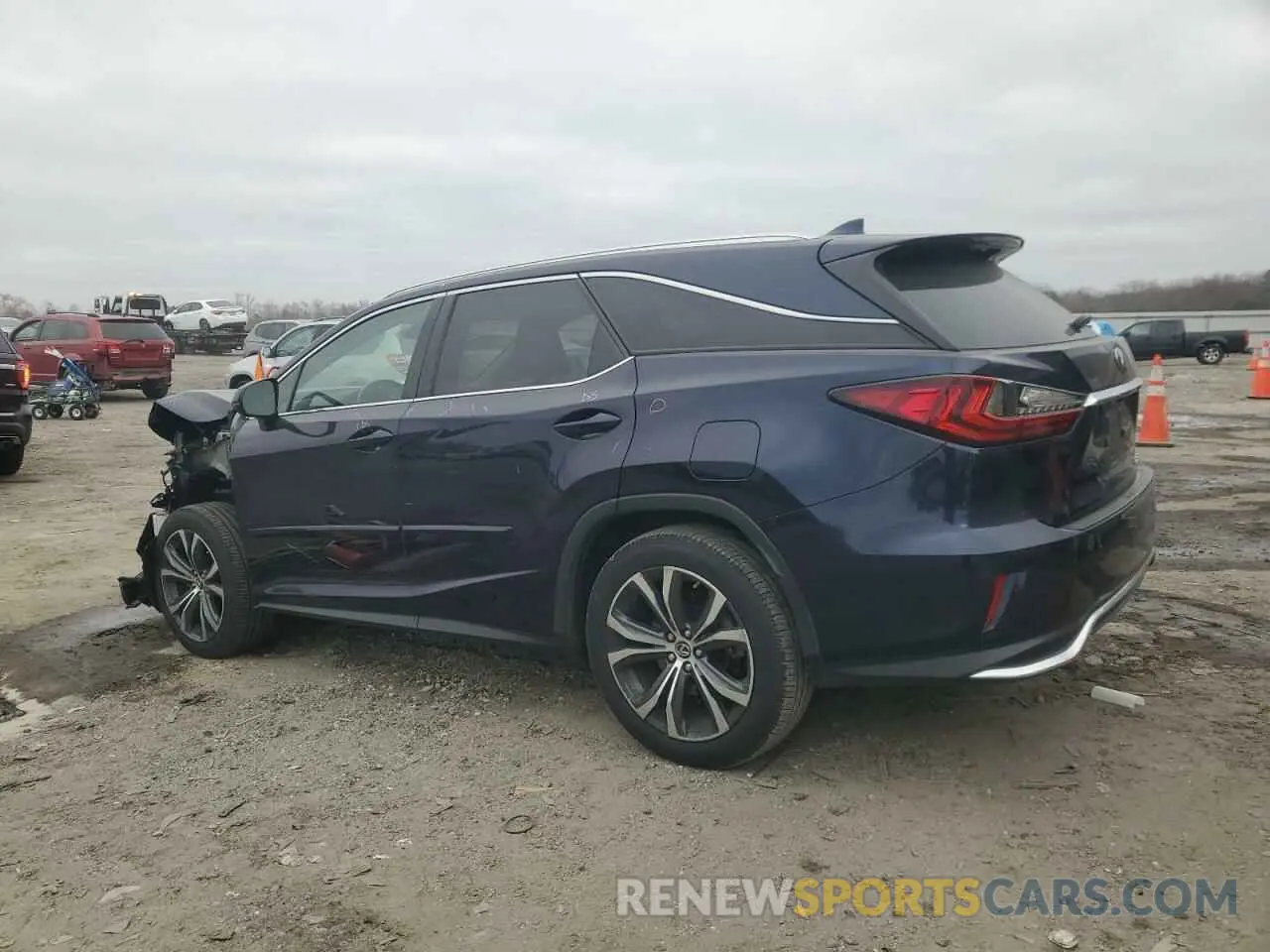 2 fotografías del automóvil dañado JTJDZKCA8K2016815 LEXUS RX350 2019