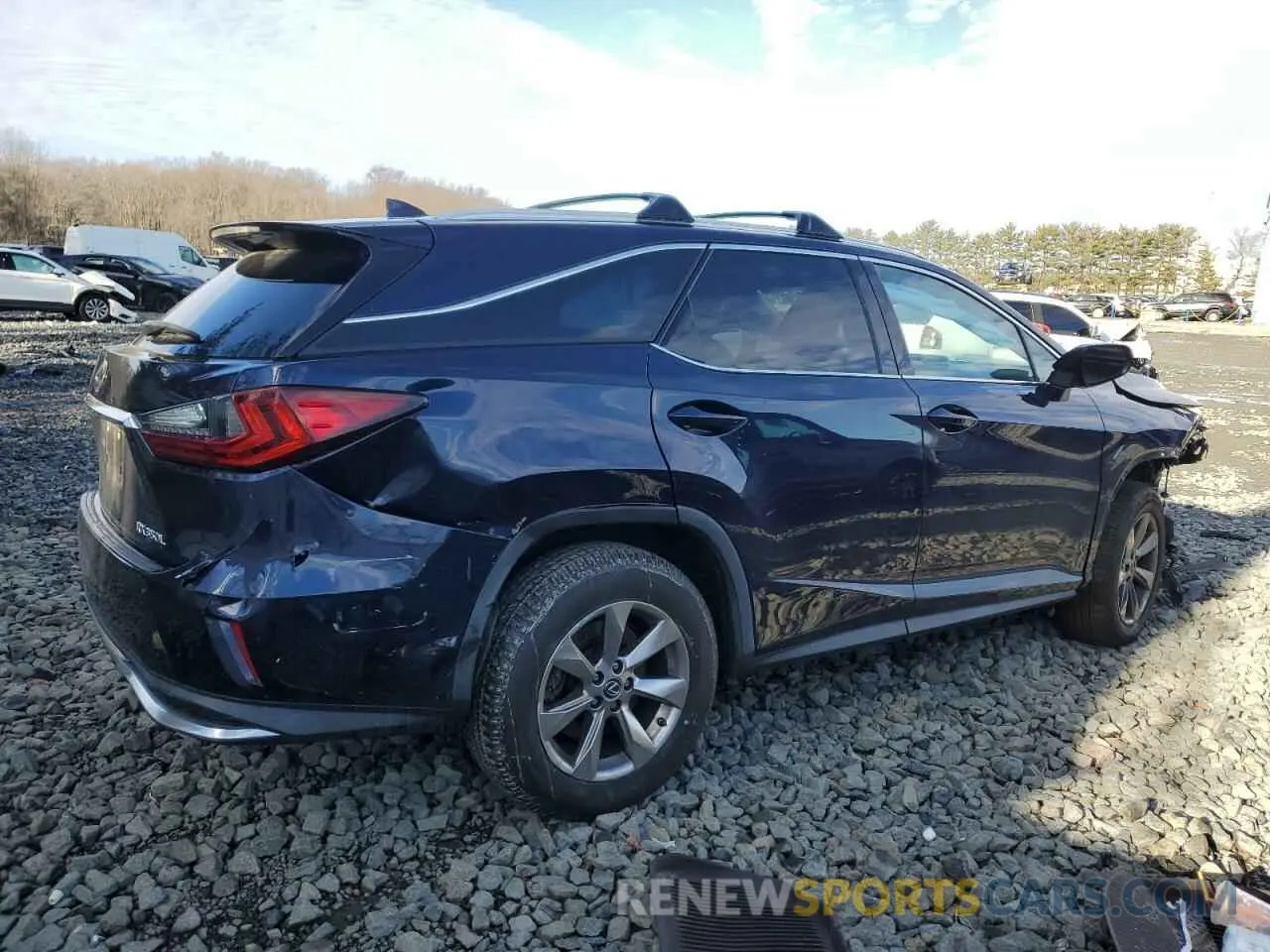 3 fotografías del automóvil dañado JTJDZKCA9K2016466 LEXUS RX350 2019