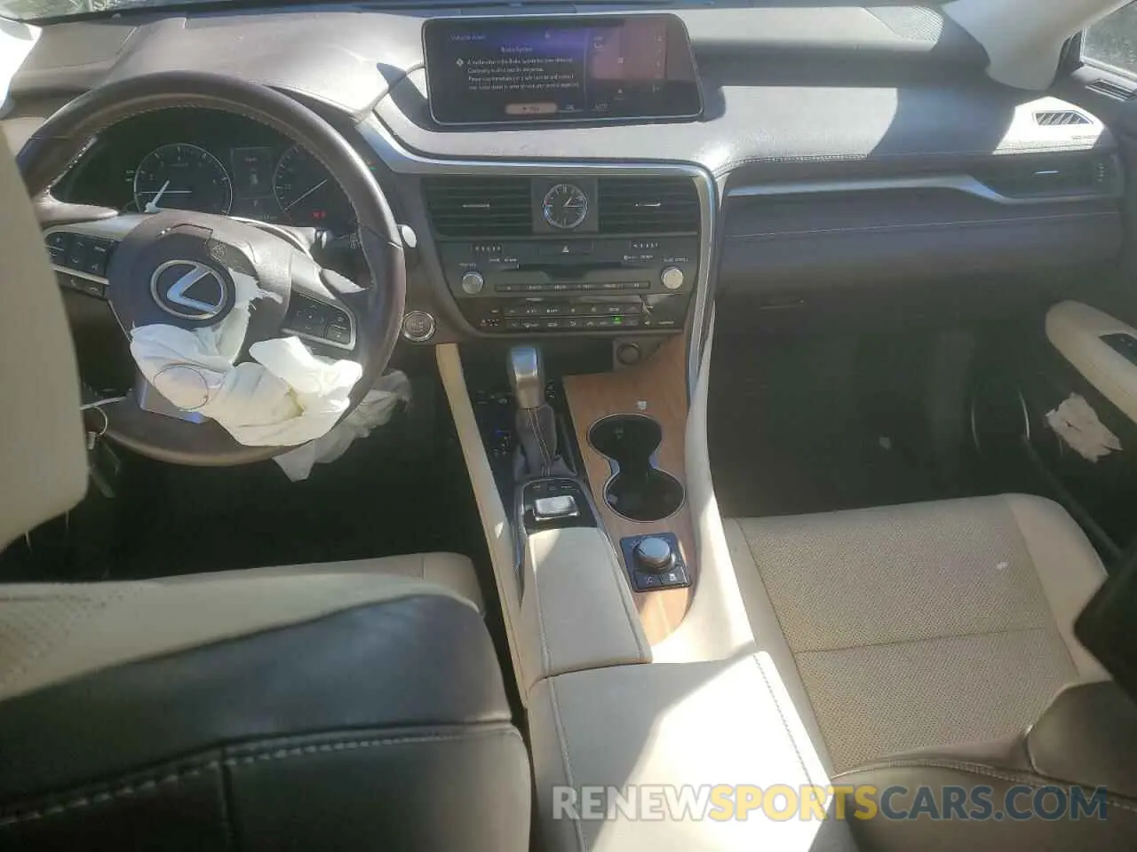8 fotografías del automóvil dañado JTJDZKCA9K2016466 LEXUS RX350 2019