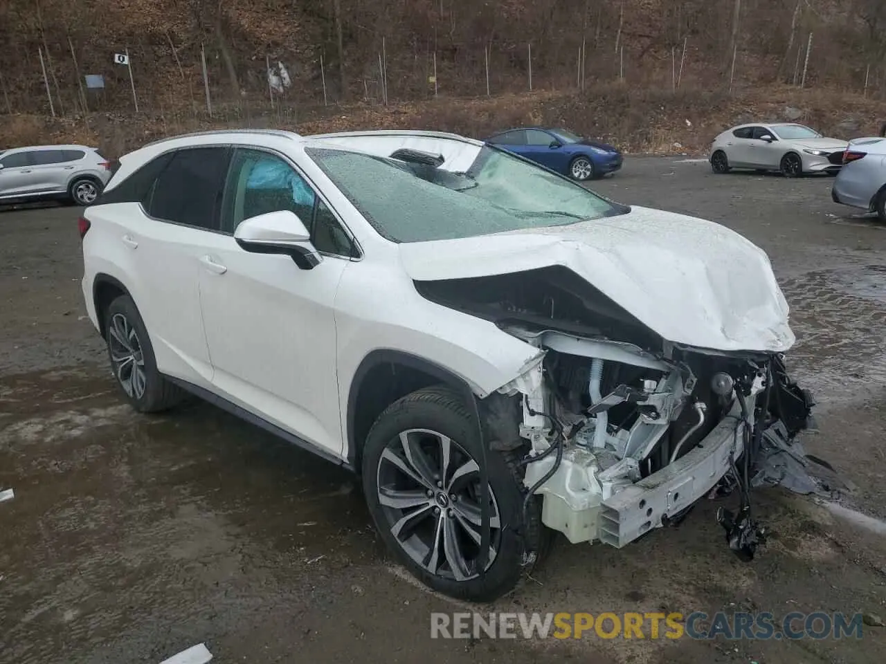 4 fotografías del automóvil dañado JTJDZKCAXK2016735 LEXUS RX350 2019