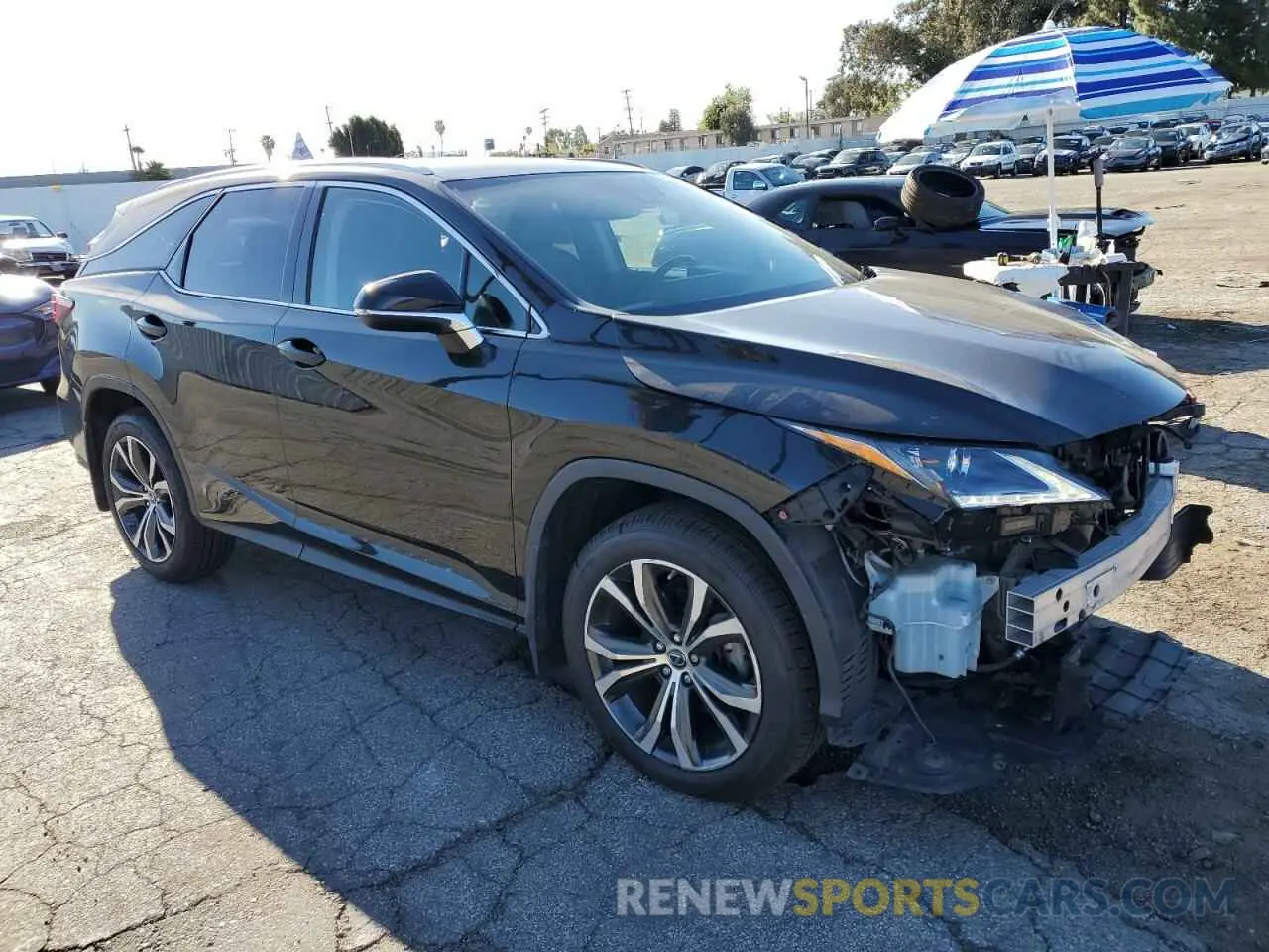 4 fotografías del automóvil dañado JTJGZKCA6K2013537 LEXUS RX350 2019