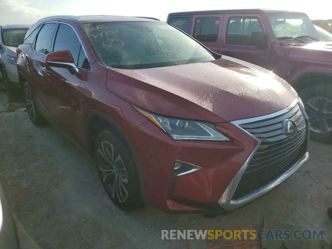 4 fotografías del automóvil dañado JTJGZKCA7K2012848 LEXUS RX350 2019