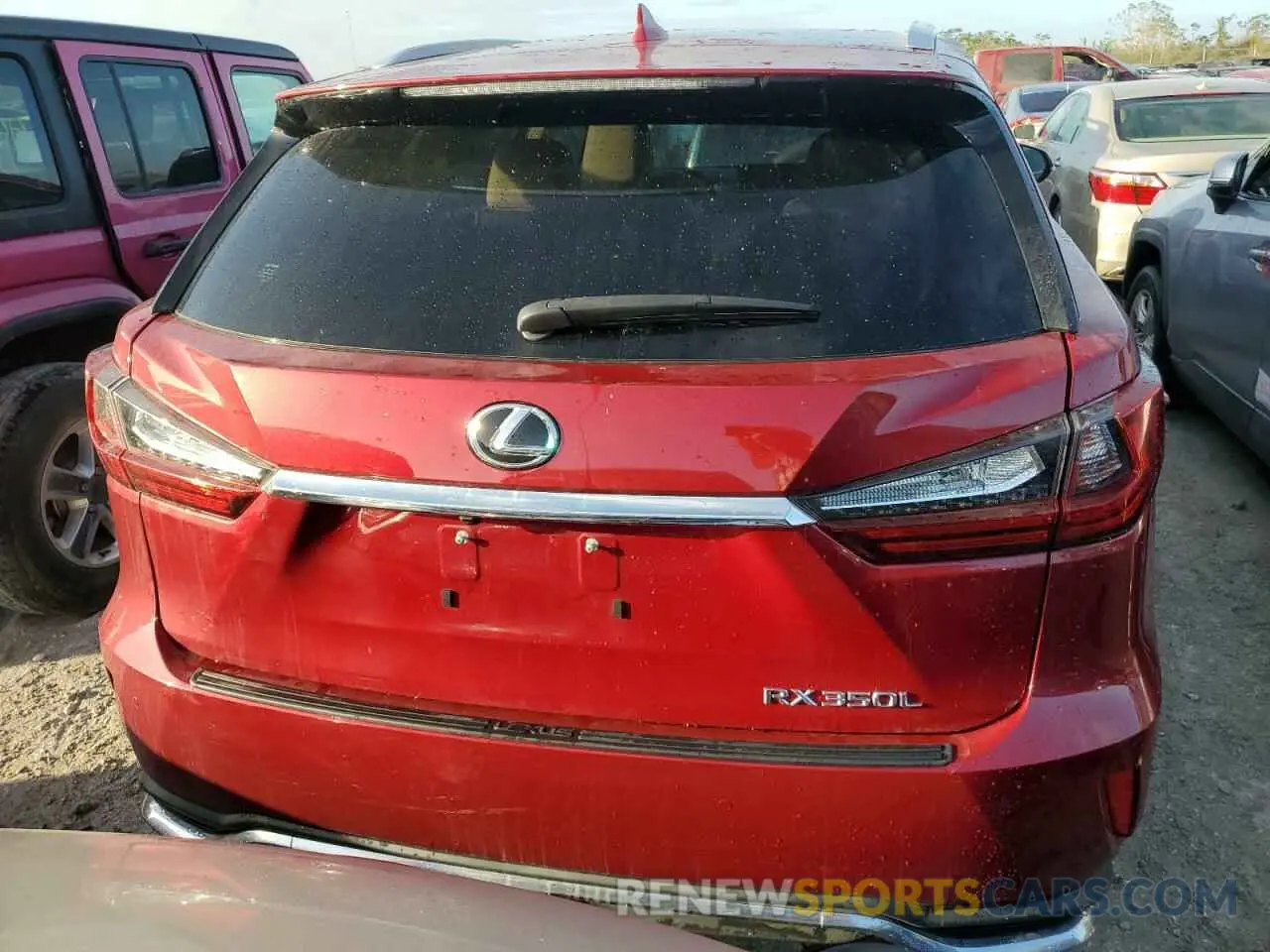 6 fotografías del automóvil dañado JTJGZKCA7K2012848 LEXUS RX350 2019