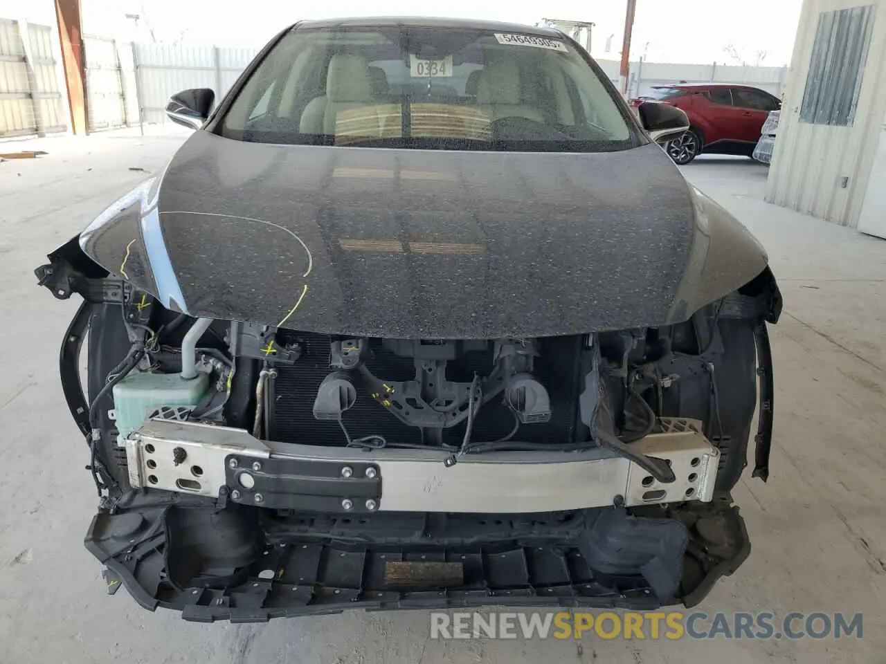 5 fotografías del automóvil dañado 2T2AZMAA0LC155615 LEXUS RX350 2020